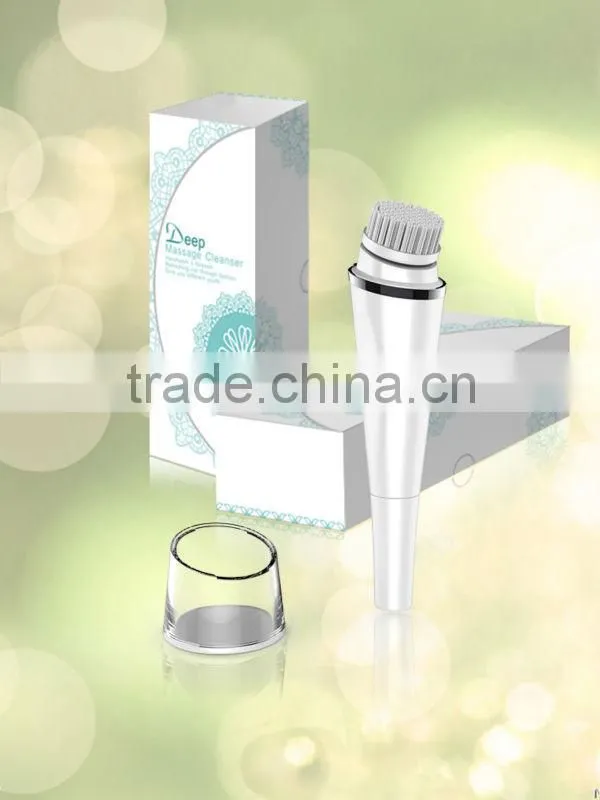 Electric facial cosmetic cleaner,face skin cleaning brush with best design -JTLH-1501