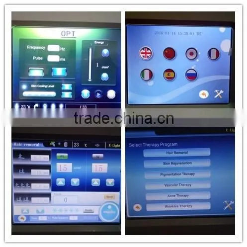 CE Certification and Yes IPL+ RF OPT SHR hair removal machine