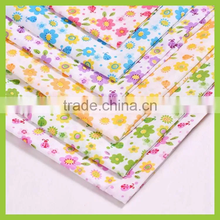 new 100% cotton floral print bedding sheet fabric