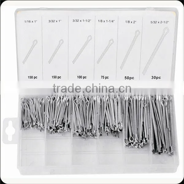 High quality BV Certification Hardware TC 555pc cotter pin Kit