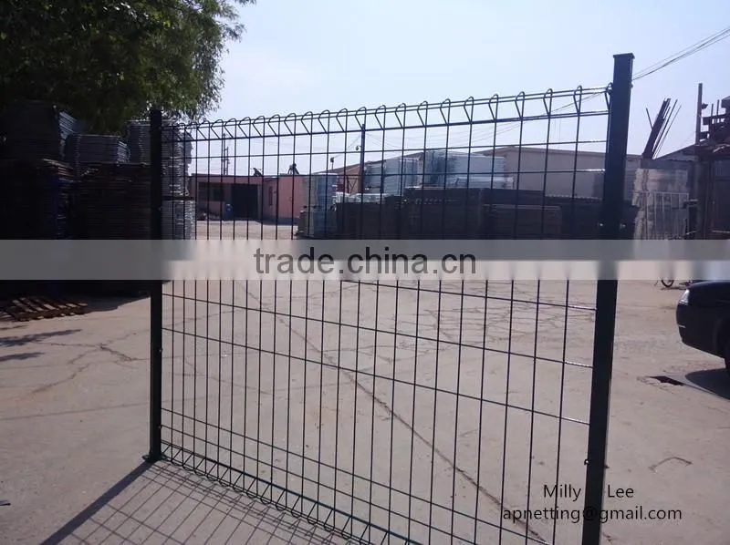 low price Arc Welded Mesh Fencing Powder Coat Safety Fence/Brc Iron Wire Fence
