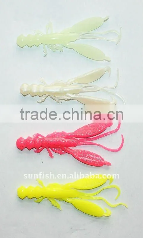 soft fishing lure craw fish lure