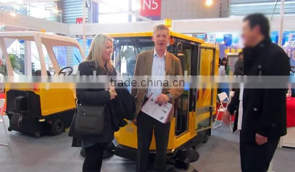 Ready stock electric sanitation road sweeper with strong cleaning ability
