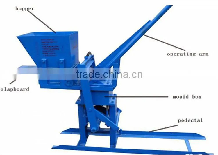 Neweek removable baking-free manual concrete block making machine for sale