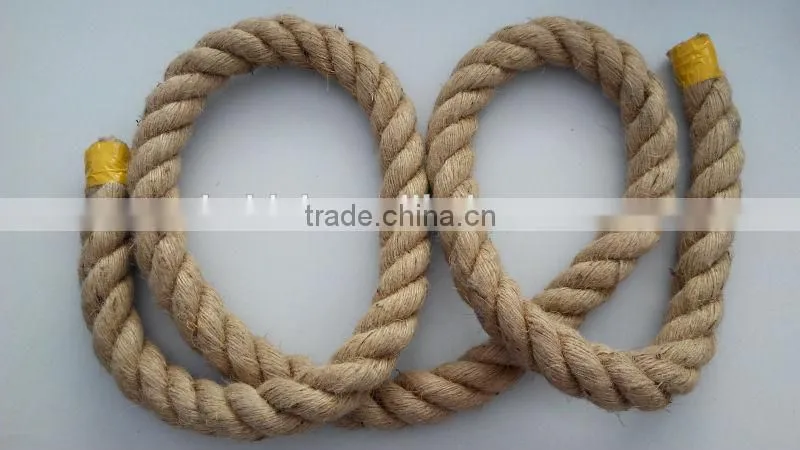 Jute Rope factory supplied natural twisted jute rope 6mm 8mm 10mm 30mmfor sale