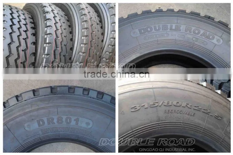 DOUBLE ROAD good price radial truck tyres 315/80r22.5
