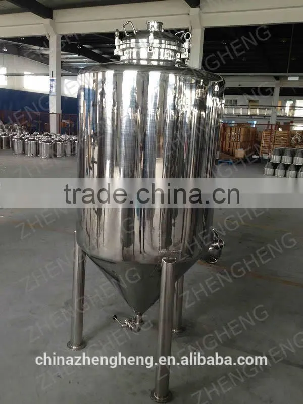 7BBL Stainless Steel Brite Tank with manhole