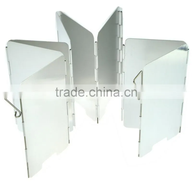 Foldable Stove Windshield Screen for Camping