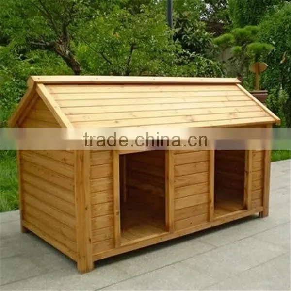large outdoor wooden chicken coop house with bitumen roof