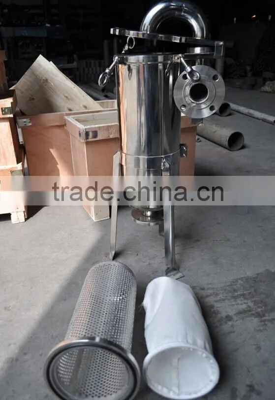 stainless steel bag filter vessel