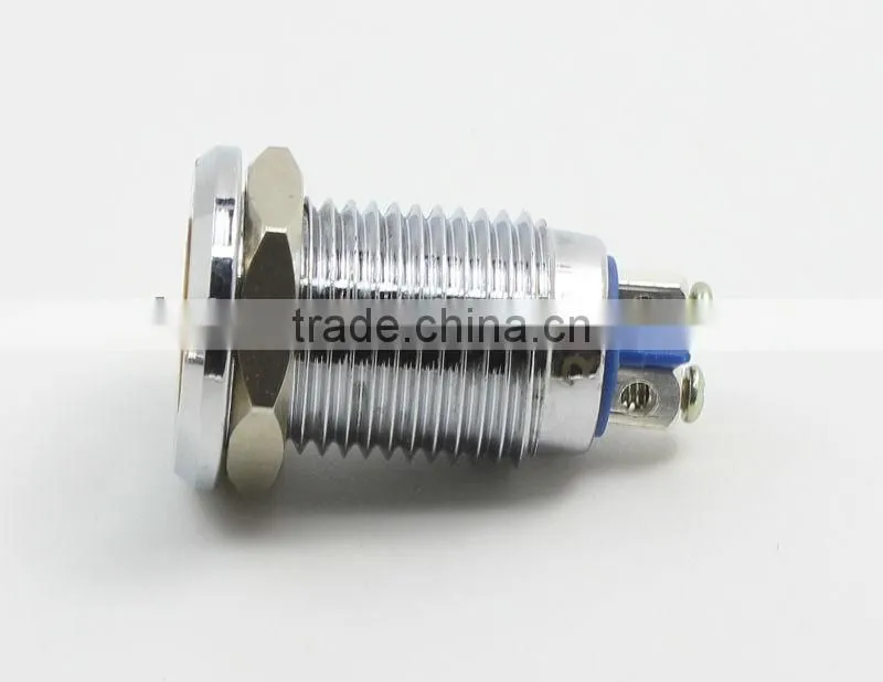 12mm metal 220 volt led indicator lights GQ12AS-D