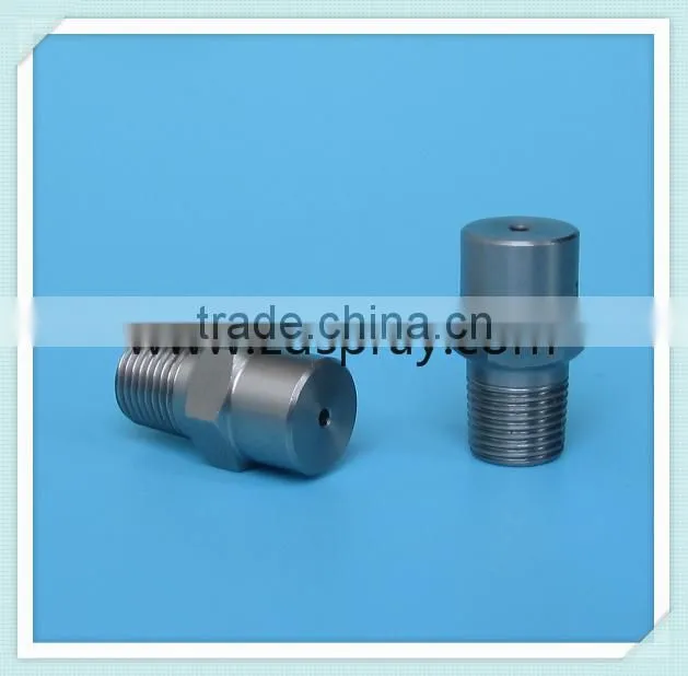 Stainless steel SS brass 0 degree flat fan liquid flow spray nozzles