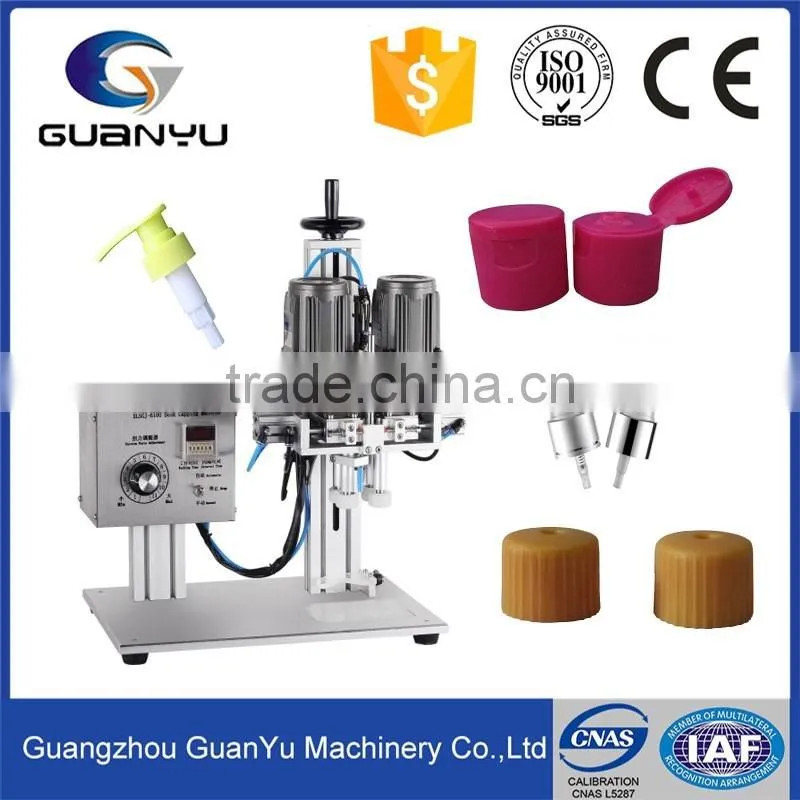 2017 hot sales automatic jar plastic bottle cap capping and screwing machine