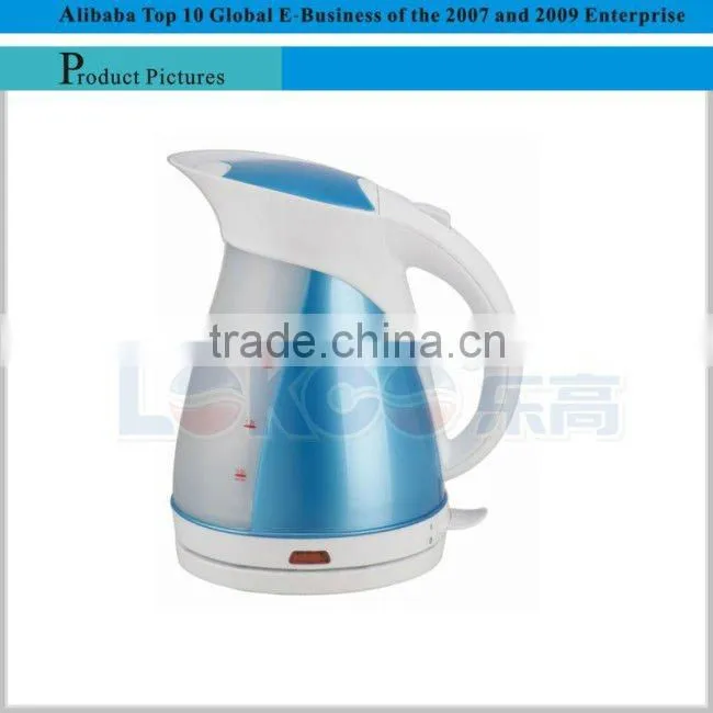 Cheat home appliance plastic clear tea pot with heating base