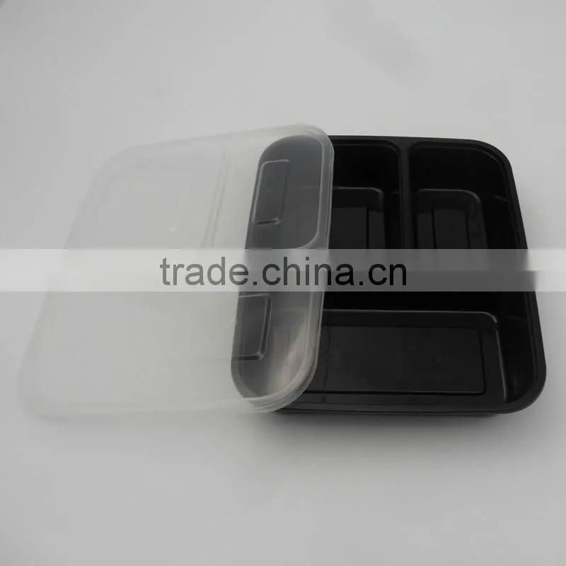 Single Chamber Disposable Plastic Microwave Safe PP Food Container,Bento Lunch Box