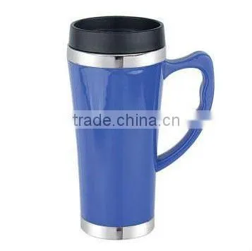 Bell Single wall Eco-friendly auto travel thermal camping mug with handle