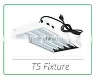 UL listed indoor grow T5 fluorescent lighting fixture