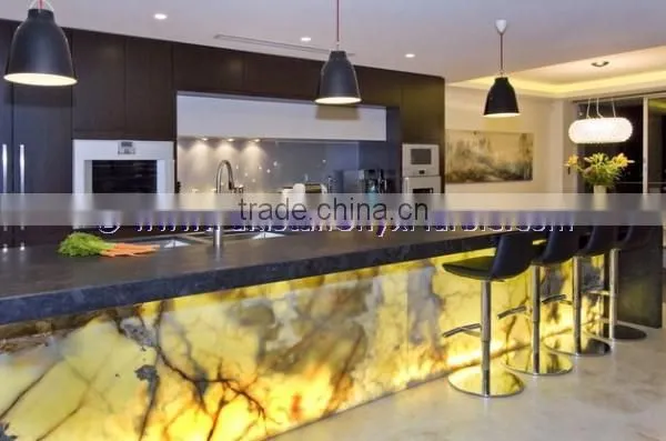 The most beautiful& best quality BACKLIT ONYX KITCHEN COUNTERTOPS