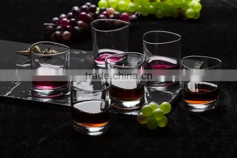 250ml clear glass wine glass cup shot cup