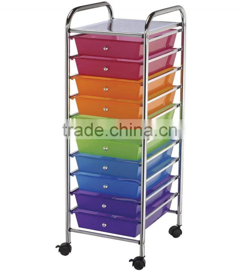 Vivivnature Plastic Storage Drawers and trolley