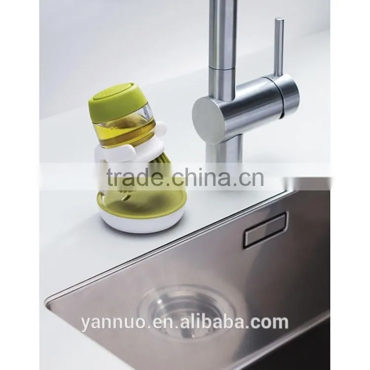 Soap liquid dispensing brush, Kitchen cleaning Pot brush, bowl brush