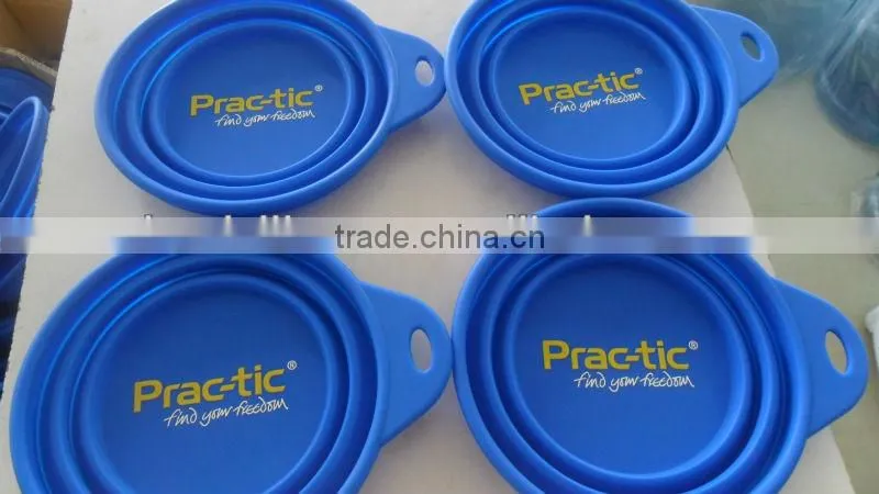 Collapsible Silicone Dog Bowls