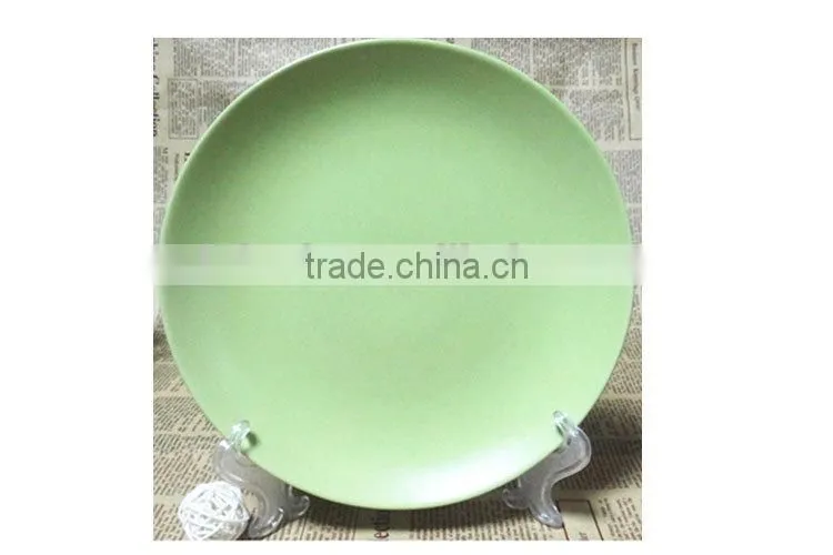 2015 unique design ceramic dry party fruit plates for dercration, custom ceramic plates