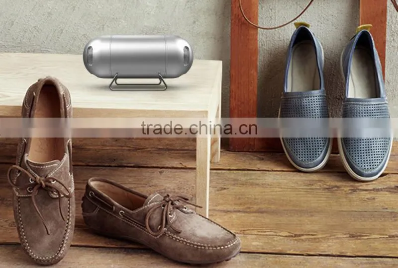 2017 New Arrival Innovative Smart Mobile APP Control Shoe Sterilizer, Mini Aluminum Capsule Design Oxygen Anion Shoe Sterilizer