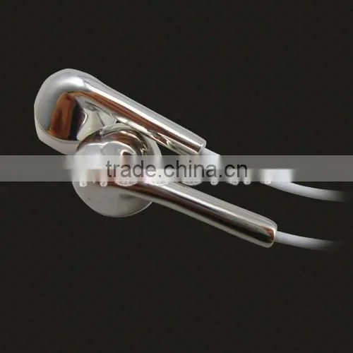 2017 China luxury gold plating custom headphones ,gold-plated earphone for iPhone 7
