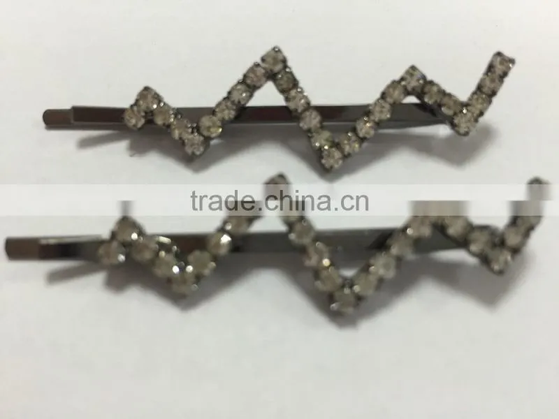 Hot sale Fashion Cute Rhinestone Hair Clips Hair Accessories For Women