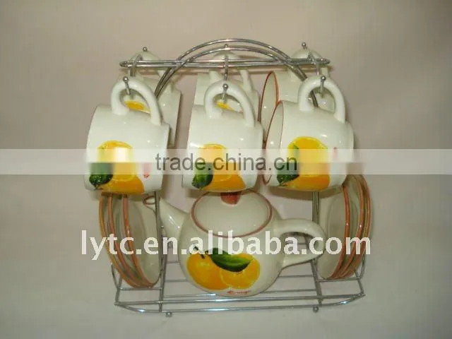 porcelain coffee cup set