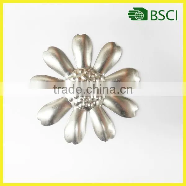 YS15B042 metal artificial flower for wall decoration iron accessories for home and garden