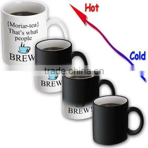 Fantasy Black Mug Ceramic Color Changing Mug