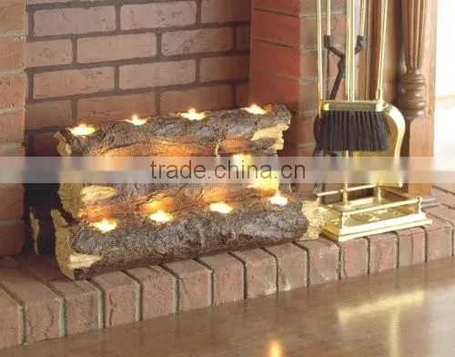 Vinatge candle holders Resin Tealight Fireplace