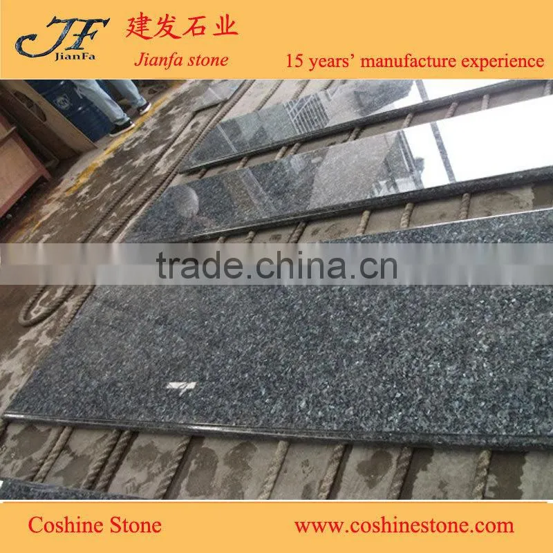 Blue pearl granite kitchen countertop for prefab homes
