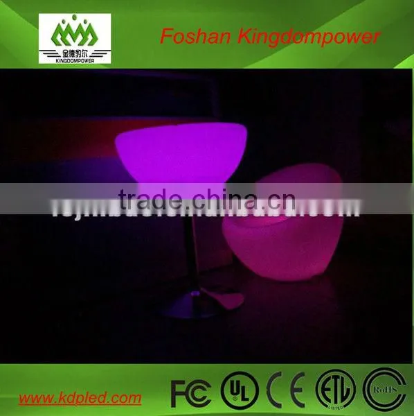 Illuminated waterproof LED glowing multi-color furniture