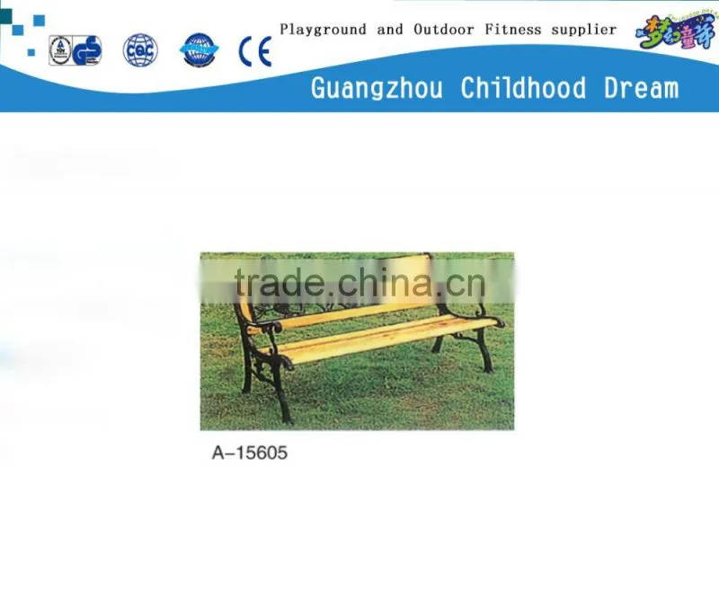 (A-15605) Used cheap wood park bench