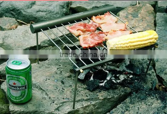 100% good feedback mini portable folding outdoor charcoal BBQ Grill