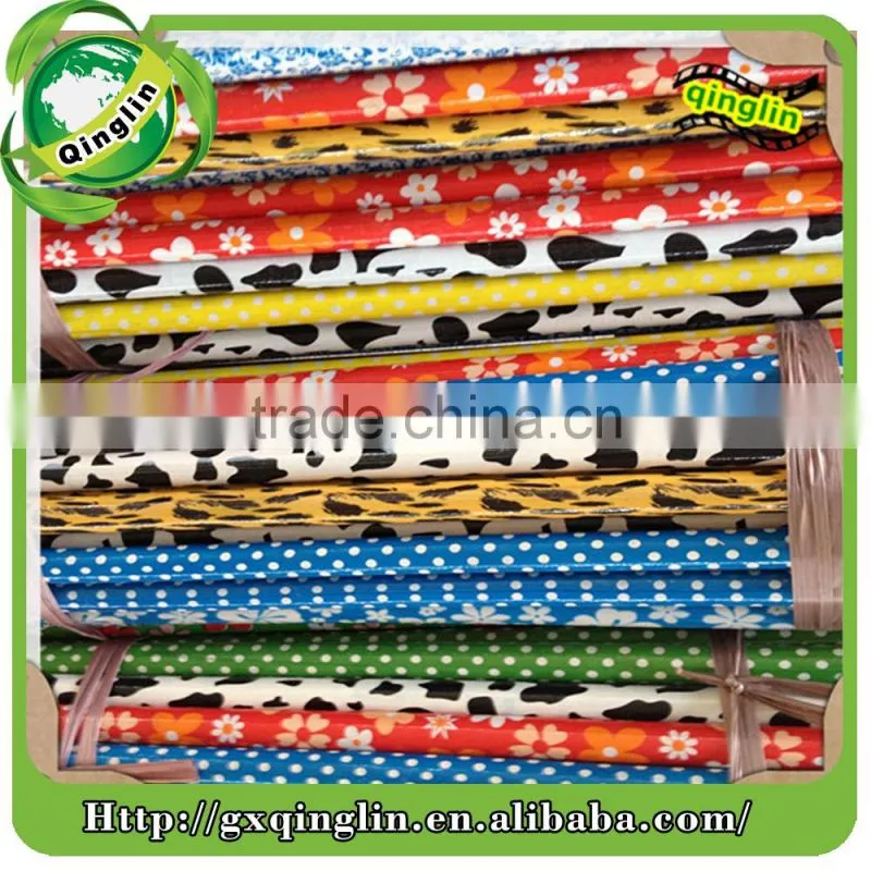 smooth surface wooden handle for broom and mop with pvc cover plastic