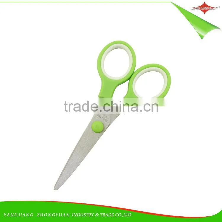 ZY-J7006 Colorful student scissors school scissors stainless steel