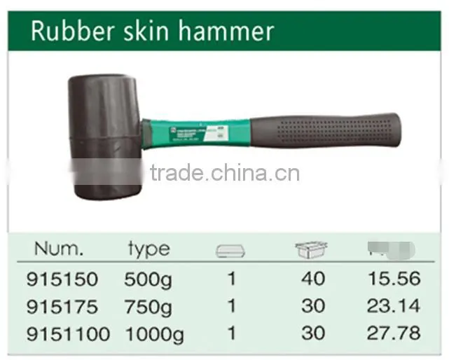 Rubber Hammer ,Rubber Mallet with Plastic-Coating Handle