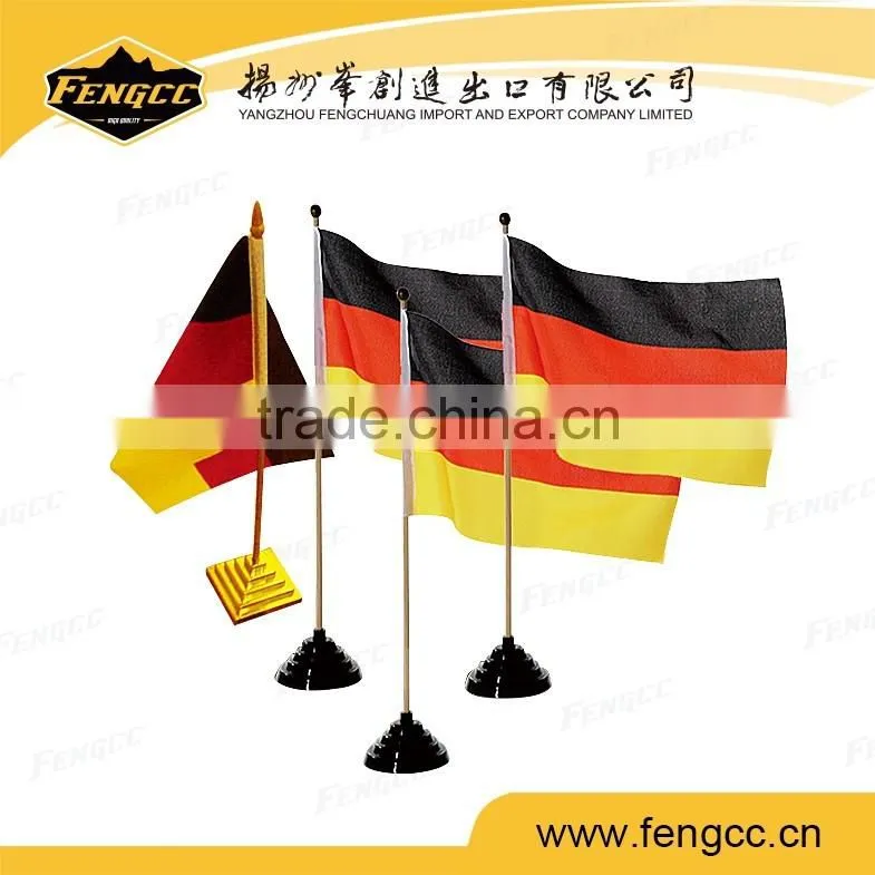 2016 hot sale promotion cheap polyester car flag hand flag