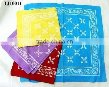 Custom design polyester and cotton designer kerchief in trendy style