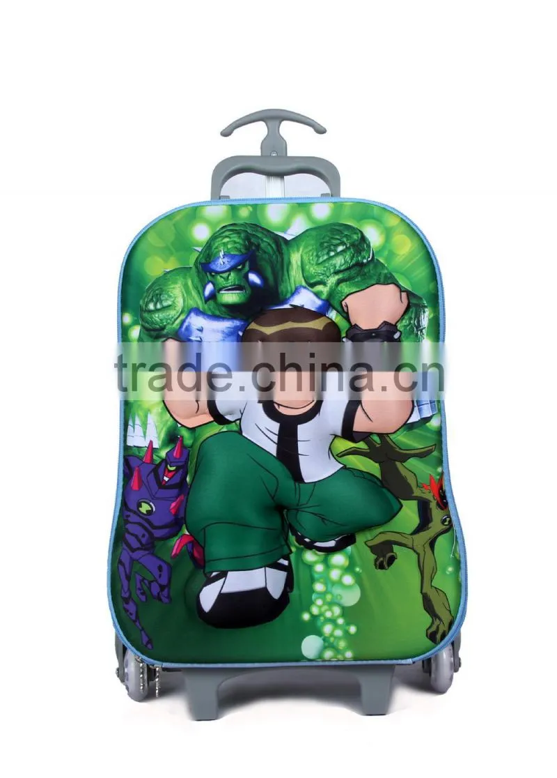 2015 3D wholesale children school bag