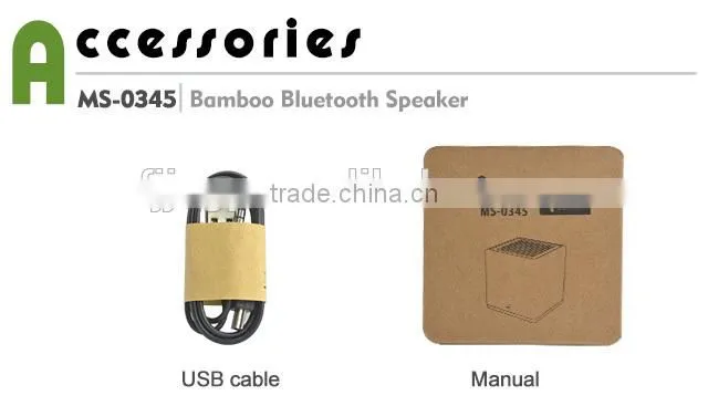 newest wireless mini portable bamboo bluetooth speaker