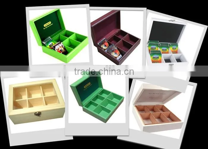 Handmade Wooden Tea Box Promotional
