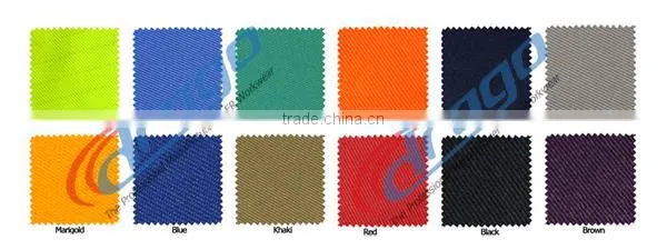 manufactures water- resistant cotton fabric for workwear