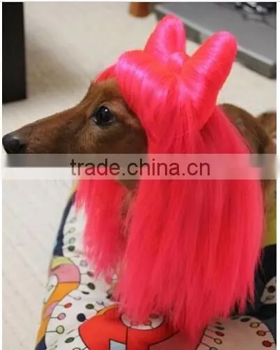 Original Pet Wigs Dog Cat Costumes High Quality Japanese Fibre