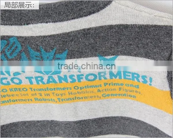 Baby woolen striped sweater cardigan