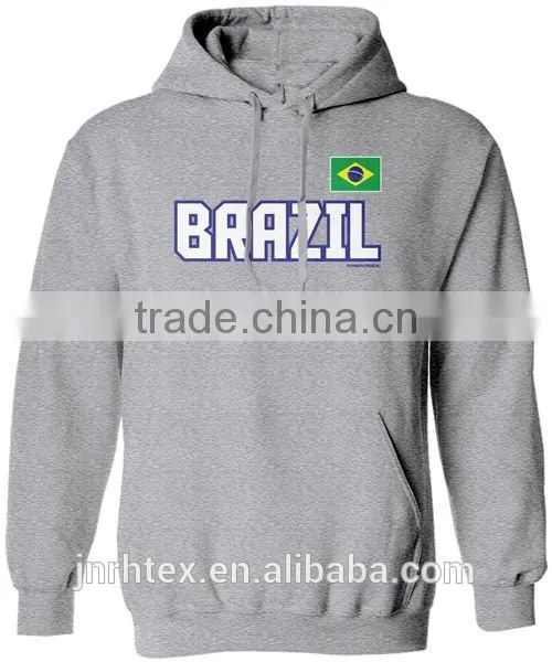 100% cottoon silk screen sport sweatshirt production